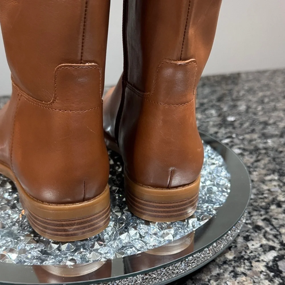 Giani Bernini leather Sandraa bohemian knee high riding  Boots NWT 6.5